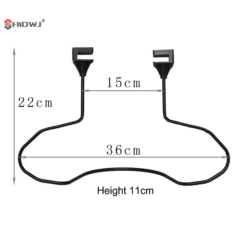 Car Hat Rack Stainless Steel Car Hat Clothes Storage Bracket Cowboy Hat Holder Rack For Truck SUV Car