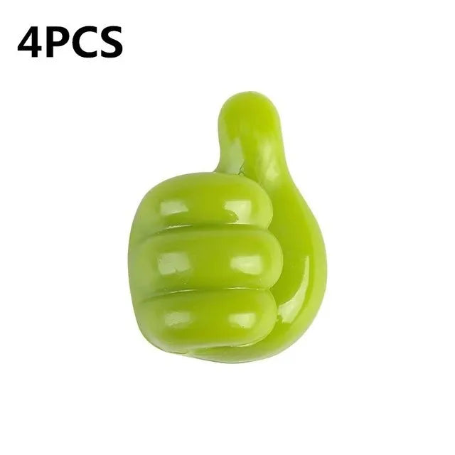 Hand-shaped Rubber Holder Glasses Cable Power Cord Charging Line Self Adhesive Mini Hook Car Storag Organizer Gadget Decorations