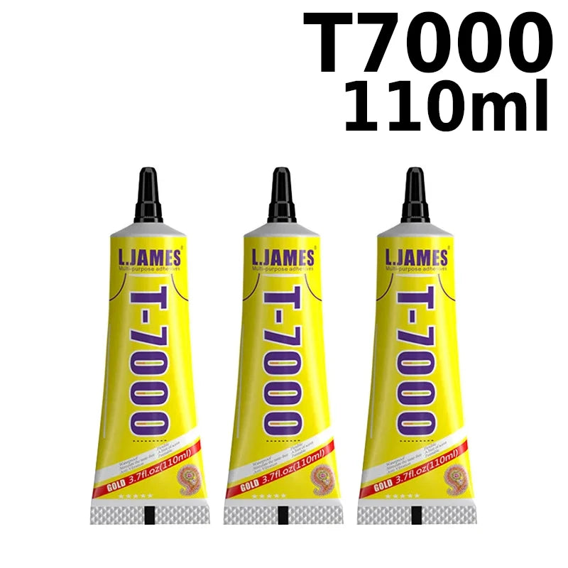 T8000 Precision Glue Jewelry Rhinestone Shoe Phone Repair DIY T7000 Adhesive Crystal Clothes Textiles Logo Patches Leather Bond