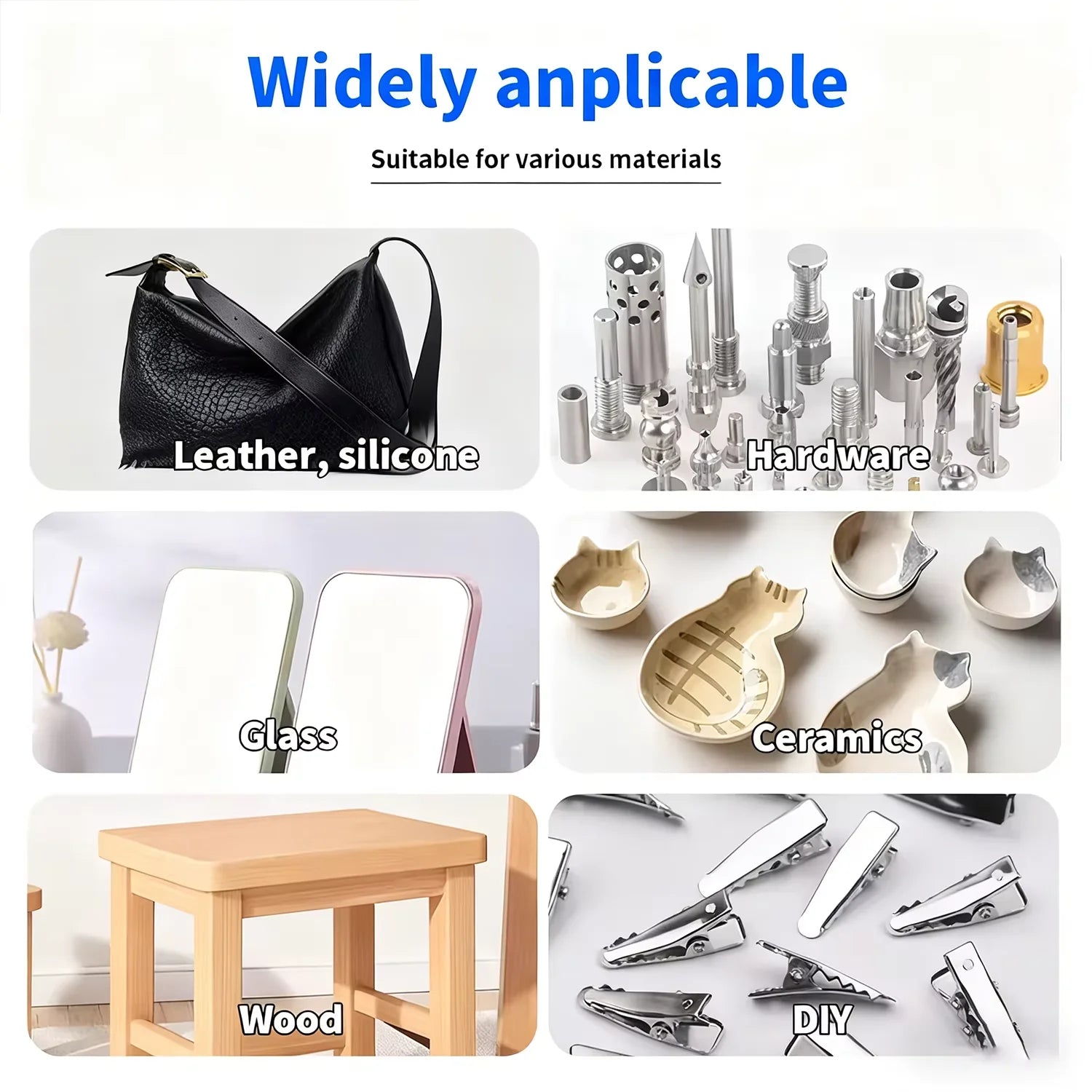 Super Glue Plastic Professional Adhesive Transparent Cyanoacrylate Glue Fast Drying Odorless Long Lasting Bonding