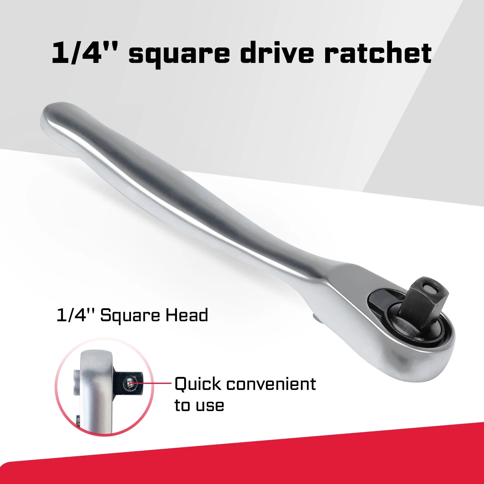 Geinxurn 1/4-inch Ratchet Wrench Set & Mini Spanner and Screwdriver Set, for Portable Plastic Box
