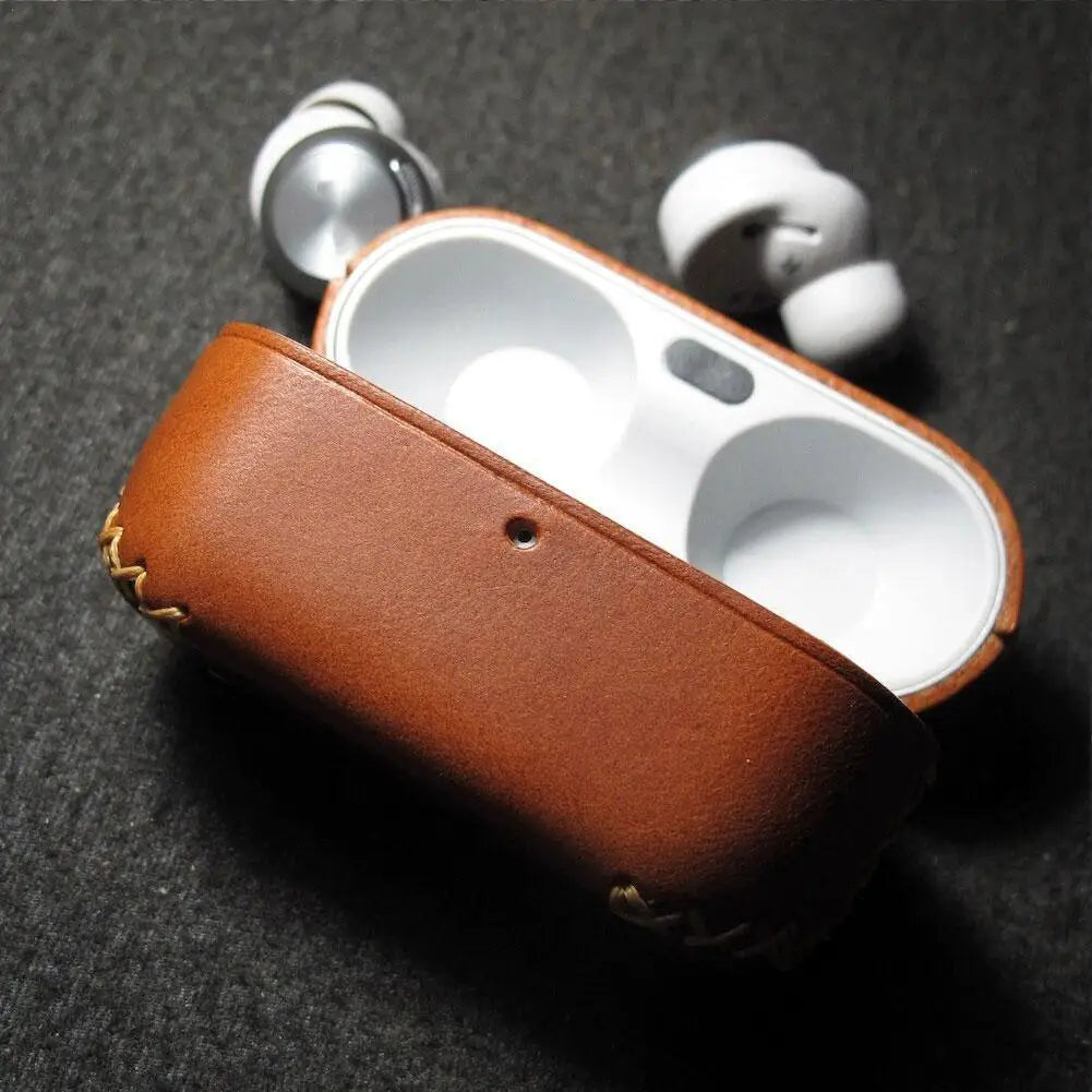 Leather Case Cover For Technics EAH - AZ100 Protective Cover Anti-drop Anti-scratch And Dust-proof Bluetooth Earphone Case