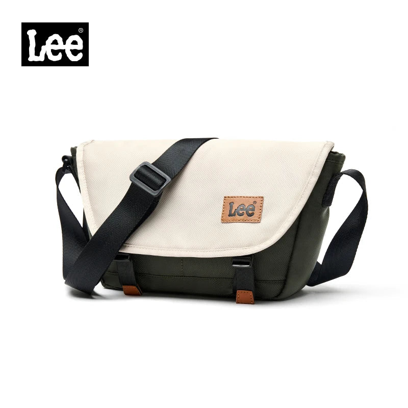 LEE Oxford Waterproof Women Shoulder Bag Vintage Messenger Bag Scratch-Resistant Casual Travel Crossbody Bag Ladies Daily Use