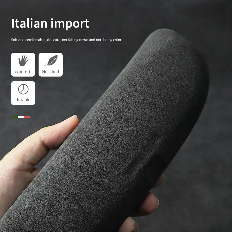 Super Suede Car Interior Refitted Roof Handle Glasses Case Sunglasses Box Storage Organizer For Porsche Palamera Cayenne Macan