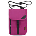Waterproof Travel Passport Holder Bags Anti-theft Document Storage Bags Nylon Portable RFID ID Credit Card Organizer Neck Pouch