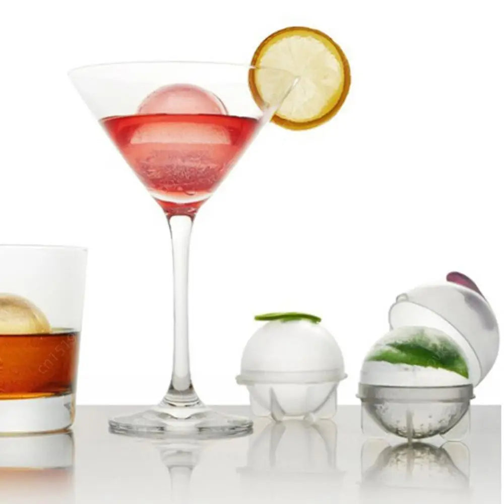 10-100 Pcs Silicone Ice Cube Maker DIY Ice Ball Cocktail Mold Kitchen Bar Supplies Portable Round Ice Cube Shape DIY Bar