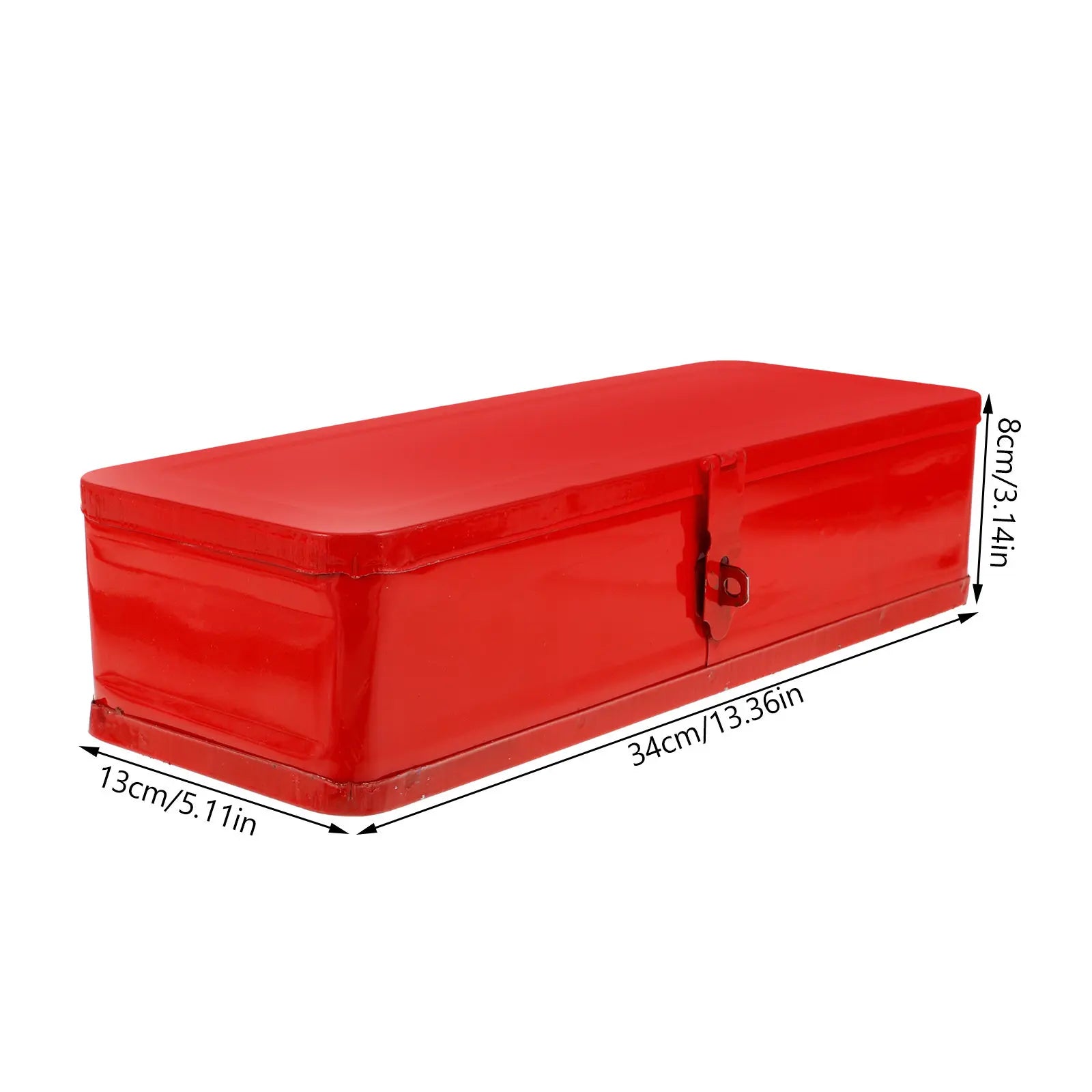 Stylish Thickened Iron Tool Box Large Capacity Portable Metal Toolbox for Mechanics Workshop Car Tool Storage Organizer