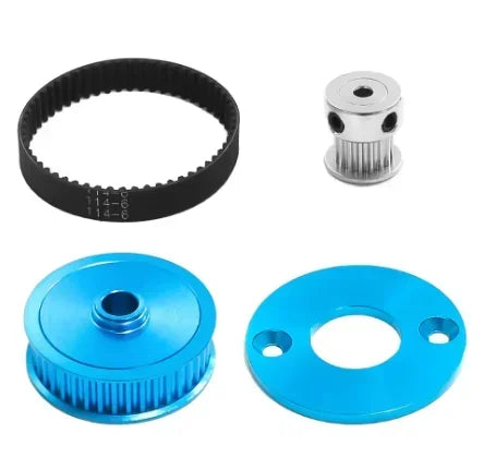 TT-02 Low Noise Belt Drive 16T 40T Transmission Gears System DIY Modify Upgrade Parts for Tamiya TT02 TT-02 1/10 RC Car