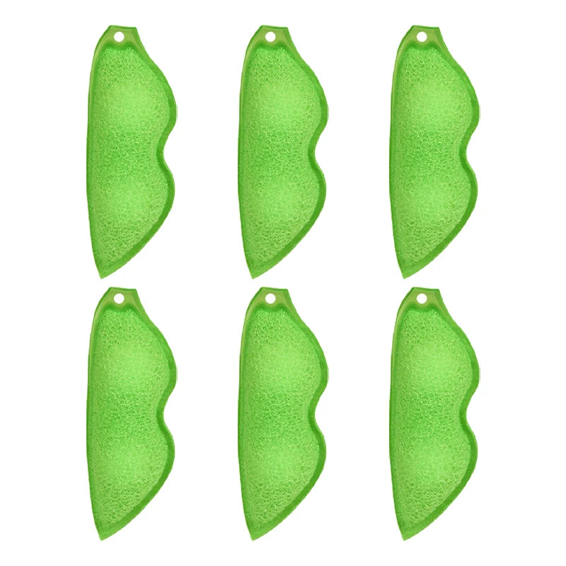 Beans Shaped Bottle Cleaning Sponge Magic Beans Cleaner Reusable Bottle Cleaning Beans Sponge Internal Cleaning Durable