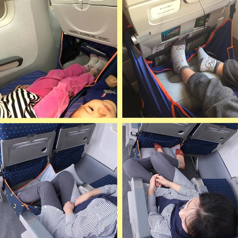Inflatable Pillow Travel Sleeping Bed For Kids Baby Adult Airplane High-speed Railway Car Sleep Accessories Five Colour Choose