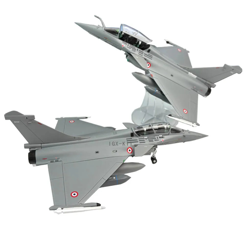 1/72 Scale France Air Force Rafale Fighter Jet Airplane Metal Military Finished Alloy Diecast Simulation Aircraft Model