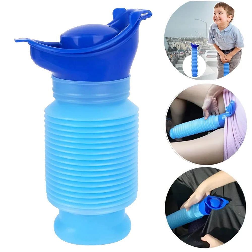 Outdoor portable car urinal telescopic squat free travel camping hiking emergency urinal outdoor emergency product