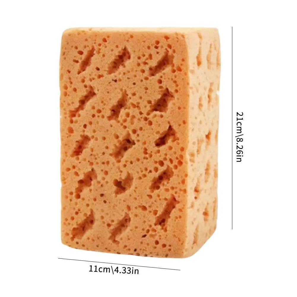 Super Absorbent Honeycomb Car Wash Sponge, Large Foam Block for Deep Cleaning Without Scratching Paint