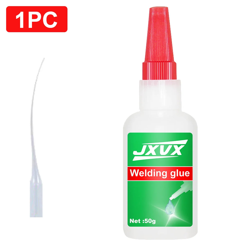 JXVX 50g high-strength welding oily adhesive-Universal Super Glue Strong Instant Glue metal glass ceramic resin.