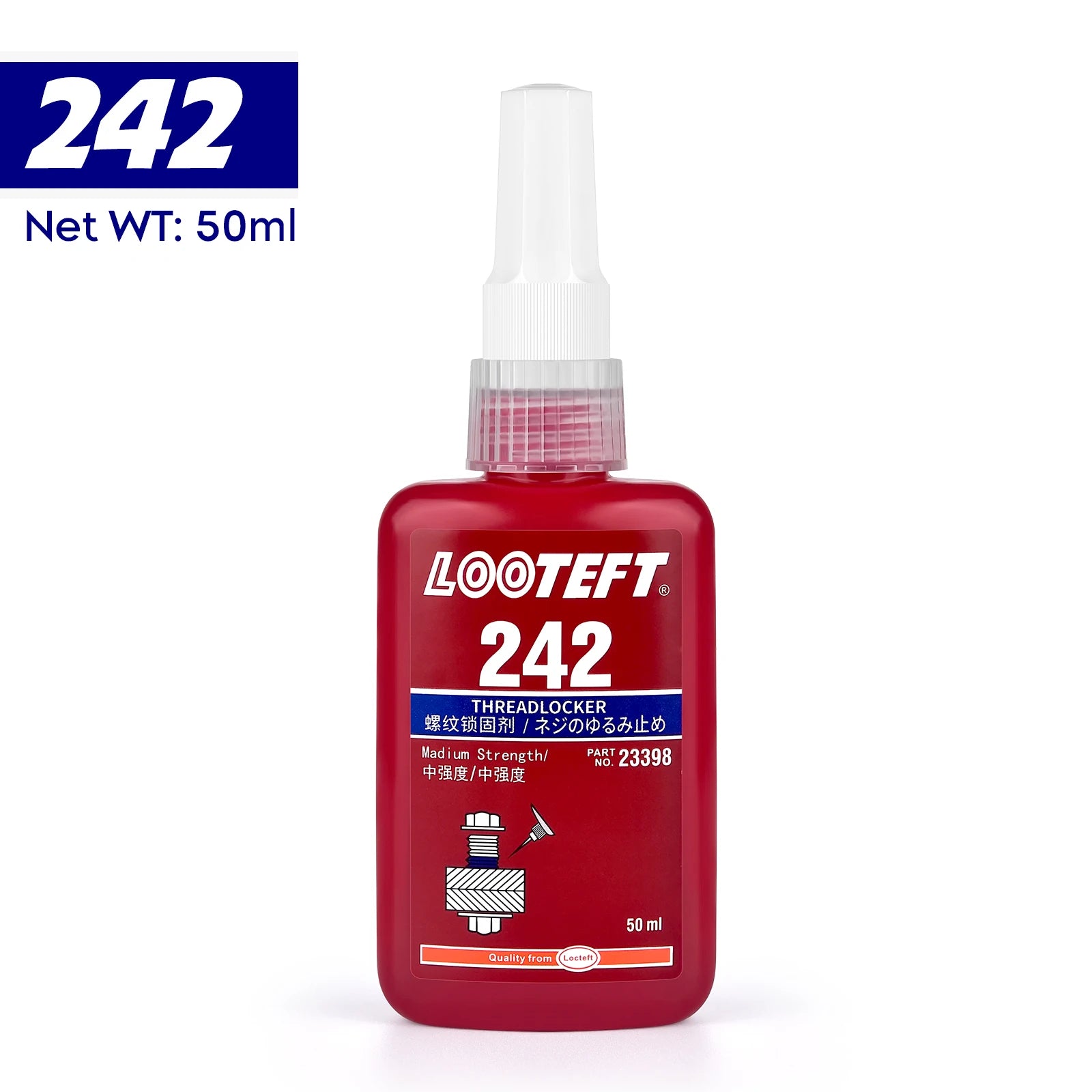 50ml Threadlocker Screw Glue Anaerobic Threadlocker Screw Adhesive Glue Anti-loose Thread Locking Agent Anaerobic Adhesive Caulk