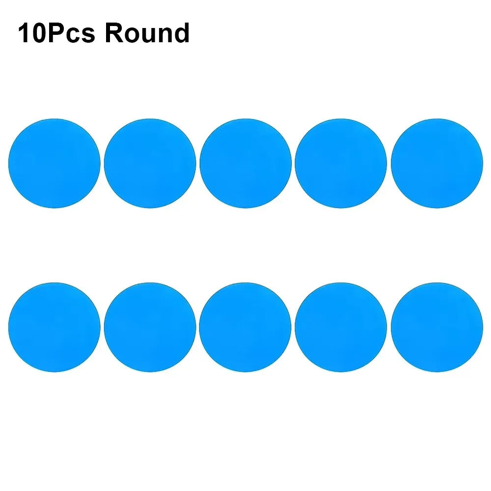 10Pcs New Underwater Repair Pool Repair Patches For Swimming Pool Multifunctional Pool Repair Kit Self-Adhesive PVC Patch Glue