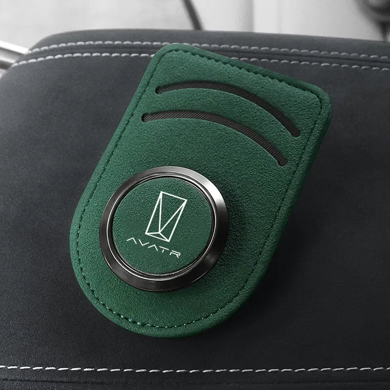 Muhen Suitable for Avatr 11 12 06 07 Car Glasses Clip Car Suede Alcantara Sunglasses Storage Clip
