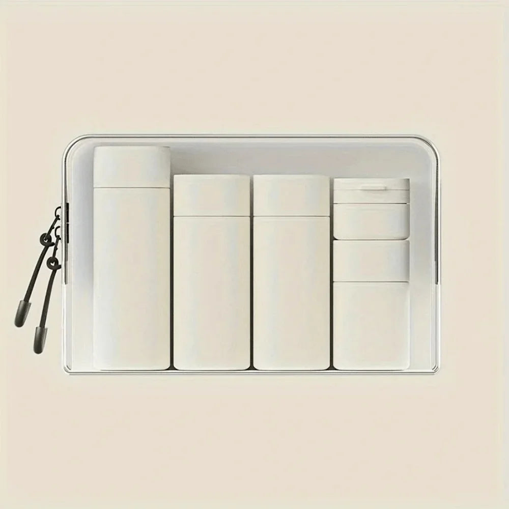Travel Cream Dispenser Bottles Set Travel Bottles Toiletry Containers Set TSA Approved Travel Essentials
