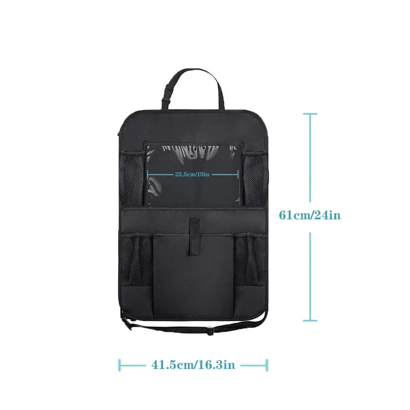 Car Back Multi Pocket Storage Bag for Ssangyong Actyon Rexton Korando Rodius Kyron Tivoli Musso XLV Stavic Turismo Accessories