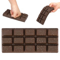 Soft Chocolate Bar Stress Relief Toy Large Squishy Fidget Toy Flexible Squeeze Sensory Toy Funny Gift for Kids and Adults