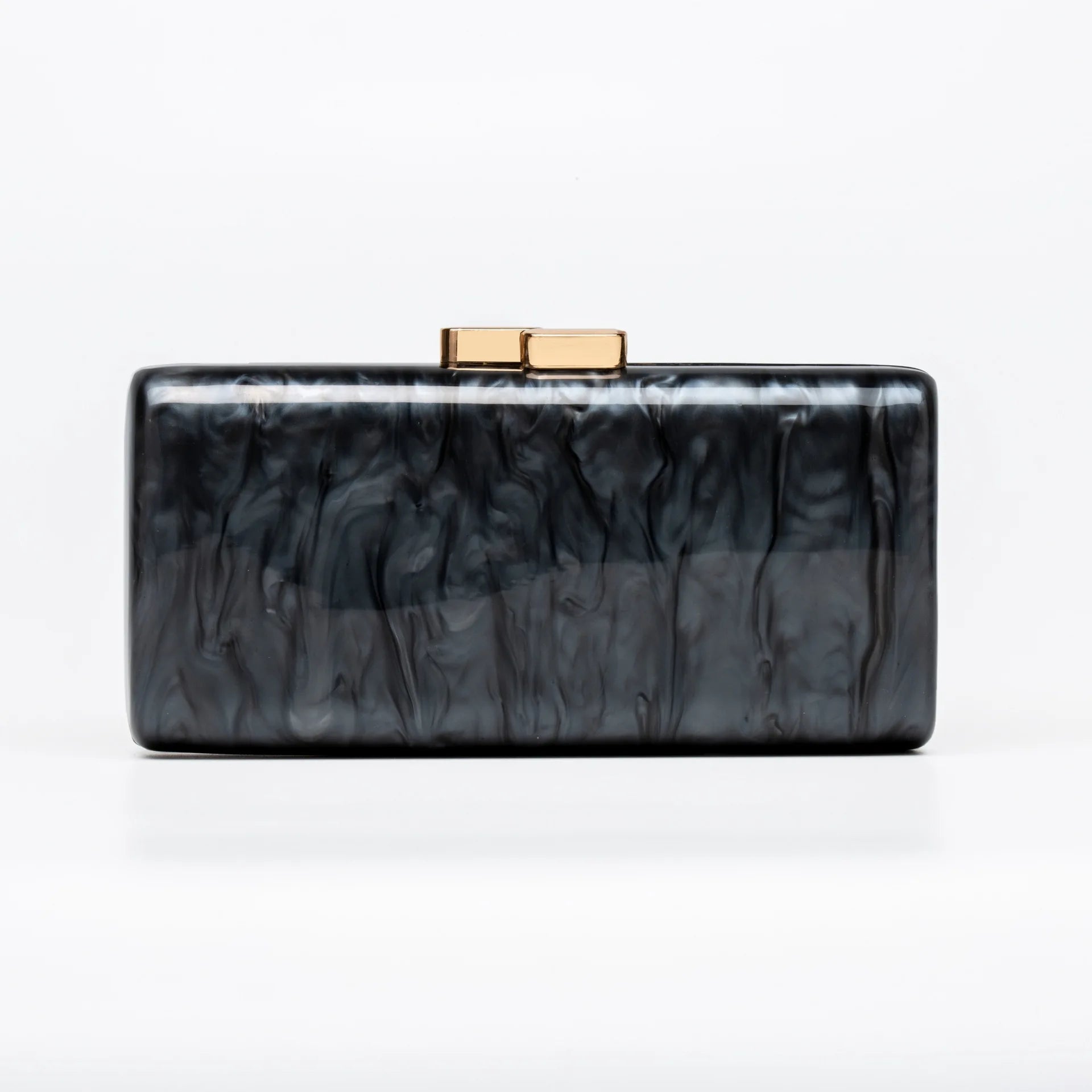 Oblique span bag Shaped shell acrylic bag Fashion wedding dinner clutch bag