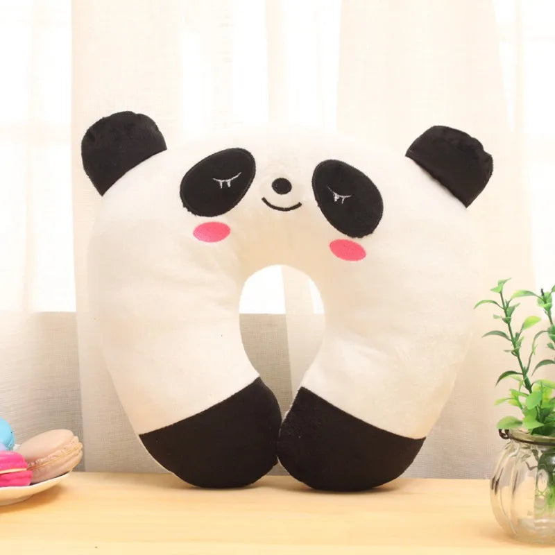 Cartoon Animal U-shaped Pillow, Creative U-shaped Neck Pillow, Nap Neck Pillow, Suitable for Outdoor Travel, Reduces Fatigue