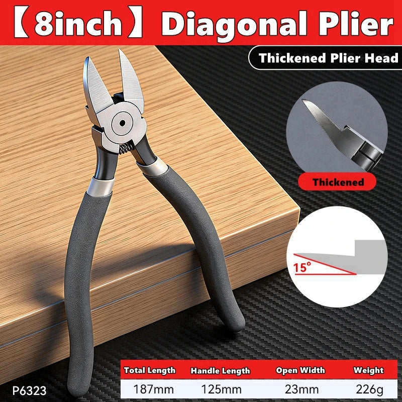 5inch 6inch 8inch Diagonal Pliers Universal Wire Cutter Mini Multifunctional Electric Hardware Hand Tool Electrician Wire Cutter