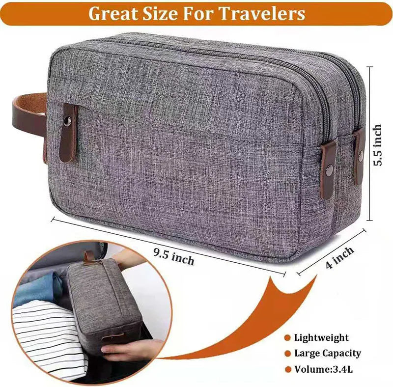 Portable Large Capacity Cationic Travel Storage Bag Divided Toilet Makeup Handheld Organizer