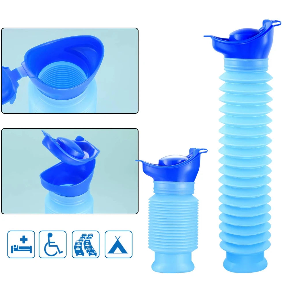 Outdoor portable car urinal telescopic squat free travel camping hiking emergency urinal outdoor emergency product