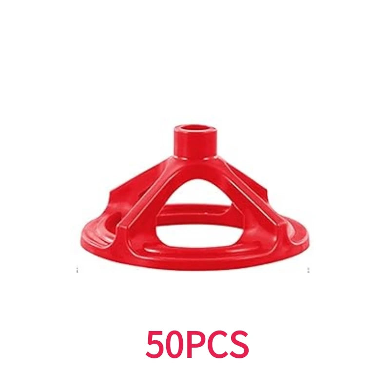 200 Pcs Tile Leveling System Baseplates and Reusable Caps Kit 1-3mm Tile Spacers Leveling System Construction Tool Parts Set