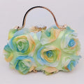 Popular floral evening bag for brides, wedding dress, white gown bagpartybag