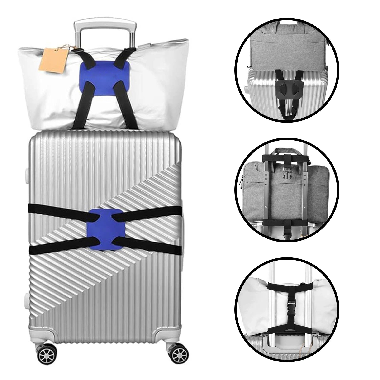 Luggage reinforcement strap, suitcase elastic strap, outdoor travel accessories