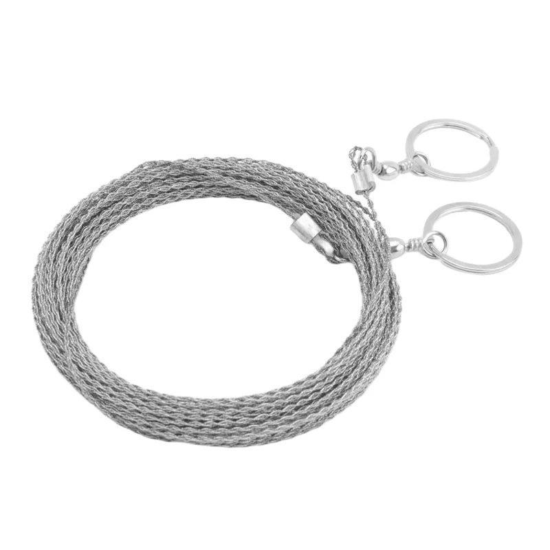 Mini Stainless Steel Wire Saw,Pocket Chainsaw,Portable Camping Saw Wire Saw,Wire Hand Saw Field Saw Wire 10M-A45M