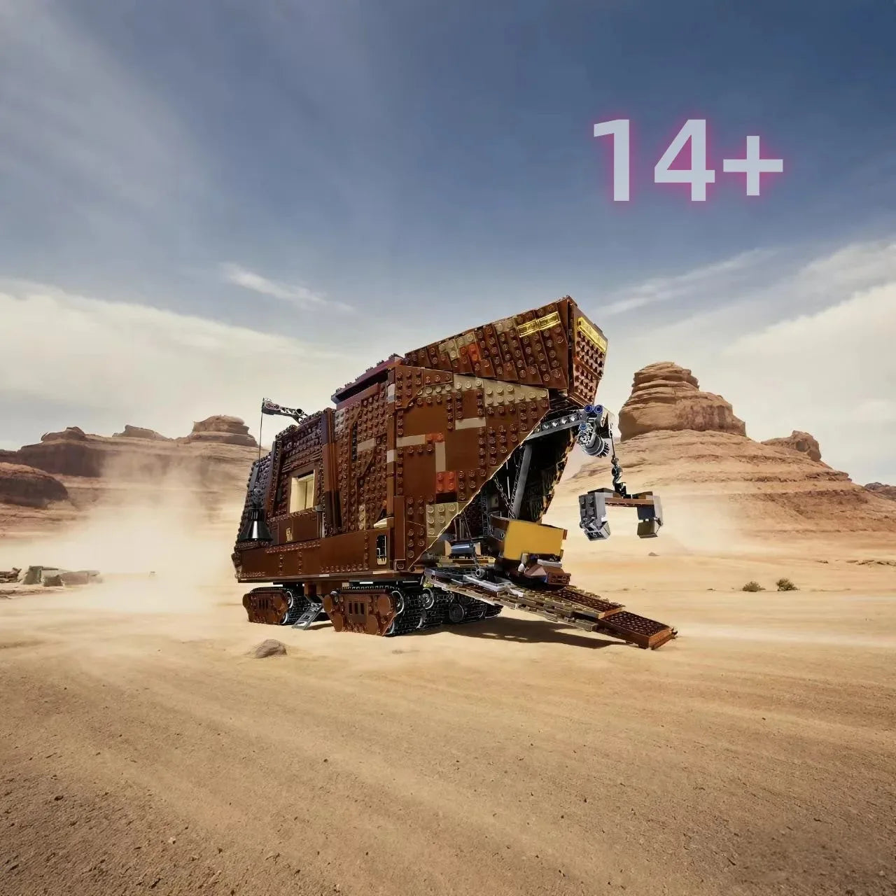New Desert Crawler Party Gift Block Model, compatible with adult, child, birthday, and Christmas gifts