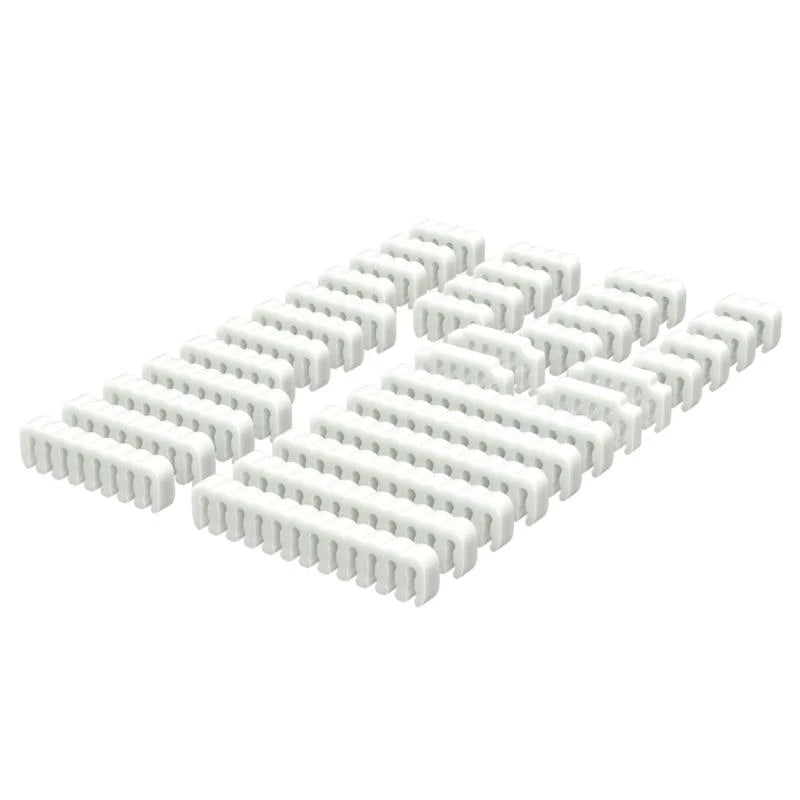 P9FA 34PCS Multipurpose Acrylic Combs For Neat Power Cable Routing 24Pin Motherboards