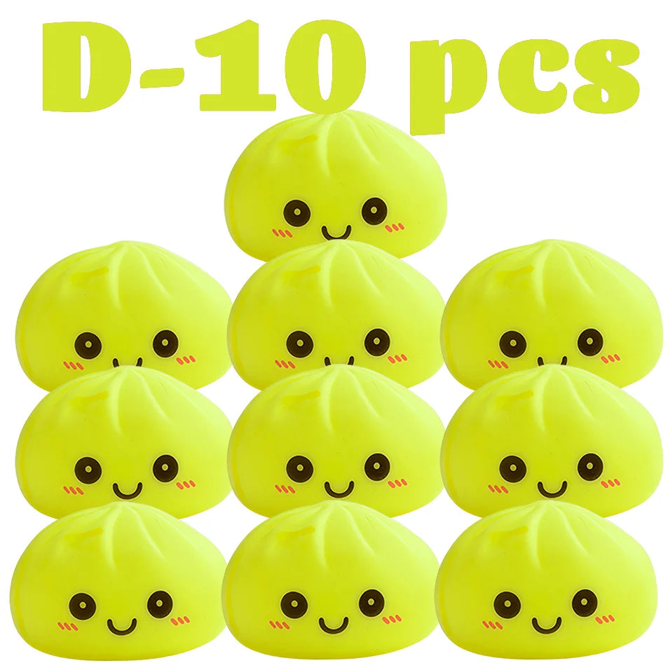 2027 New Dumpling Night Lights Glowing Dumplings Desktop Ornament Cute Glowing Dumpling Steamer Box Kawaii Dumpling Lights Gifts
