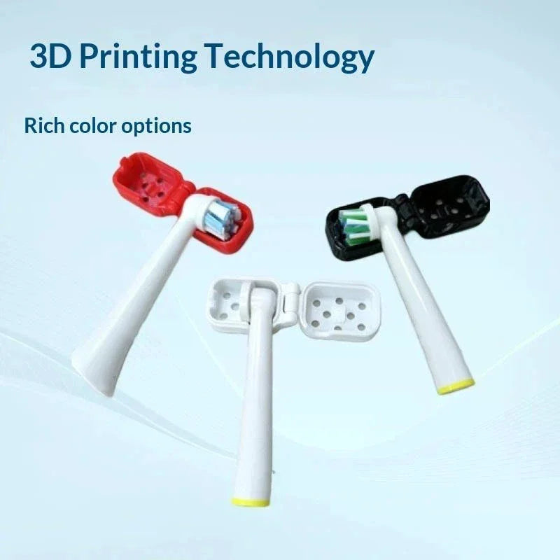 Electric Toothbrush Head Cover: Sonic Toothbrush Cap Travel Protector Plastic Brush Pod Protection Clip Case