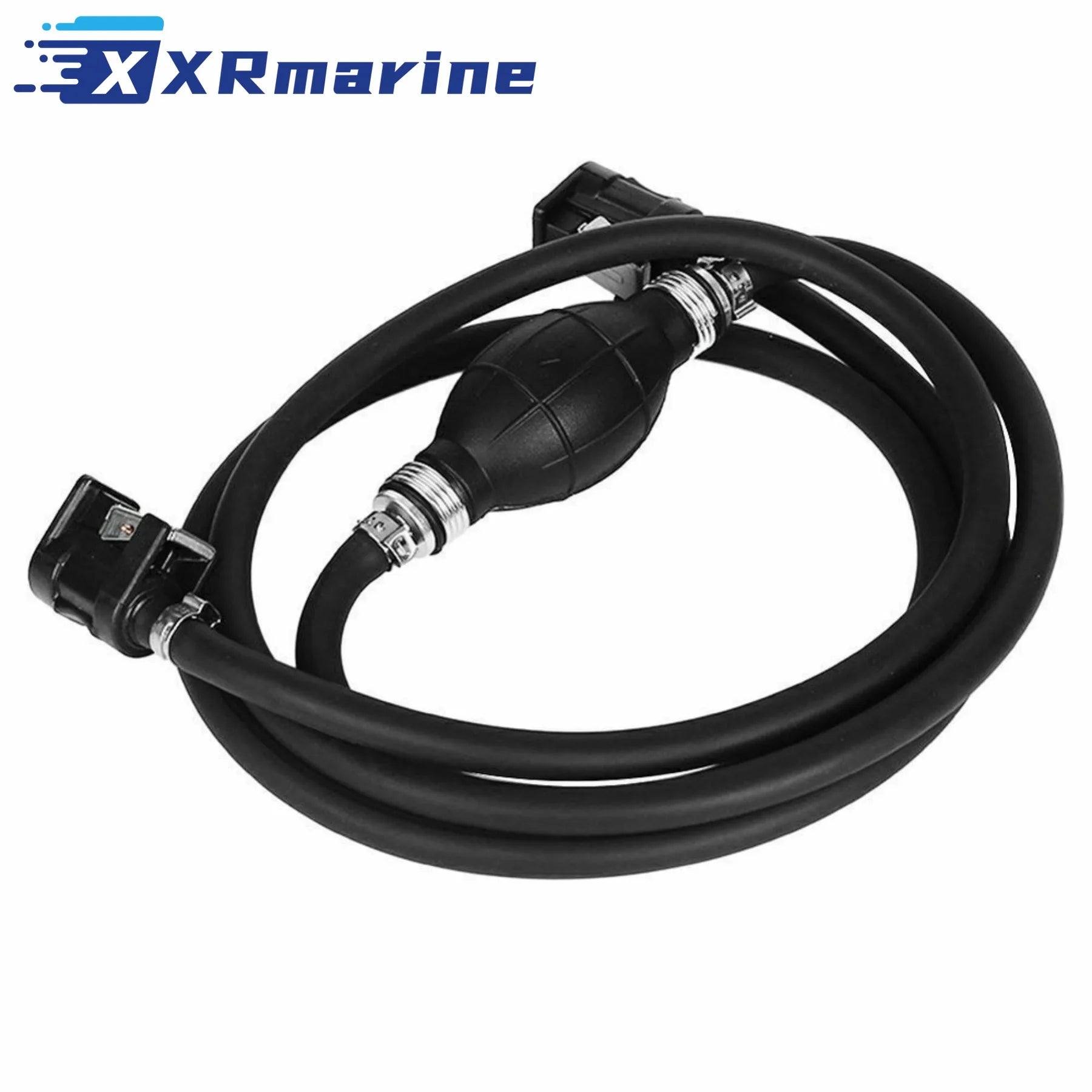 6YL-24306 5/16 " Outboard Boat Motor Fuel Line Hose with Primer Bulb and Connectors 6Y1-24306 for Yamaha