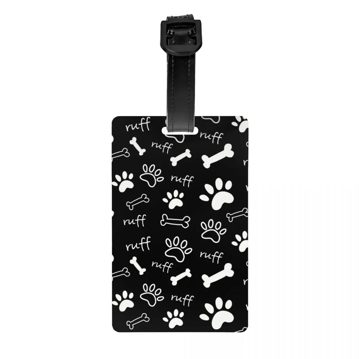 Custom Dog Lover Pet Paw Heart Luggage Tag for Suitcases Fashion Baggage Tags Privacy Cover Name ID Card