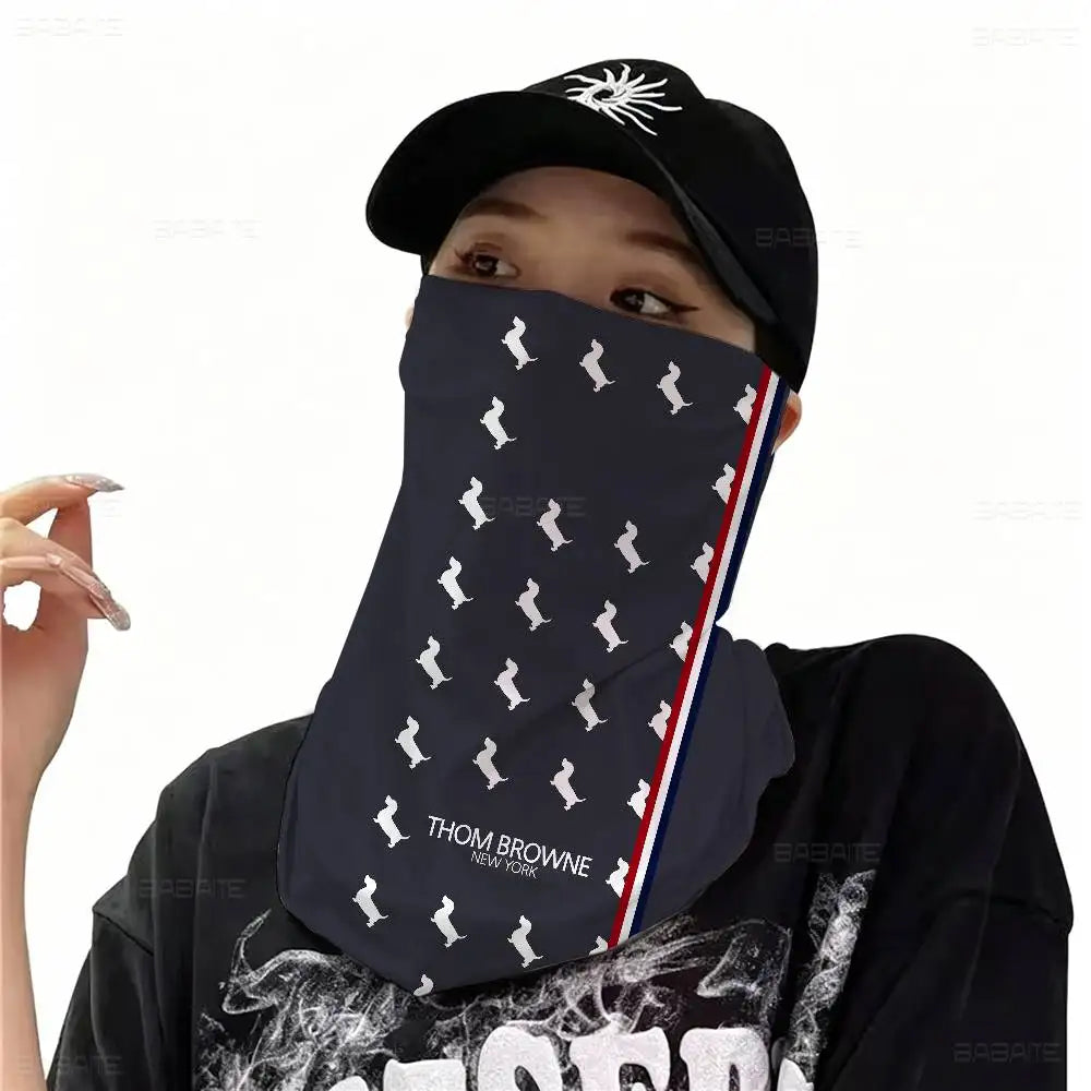 Fashion Brand T-Thom B-Brown UV protection face mask lightweight tube scarf for outdoor riding mountaineering camping