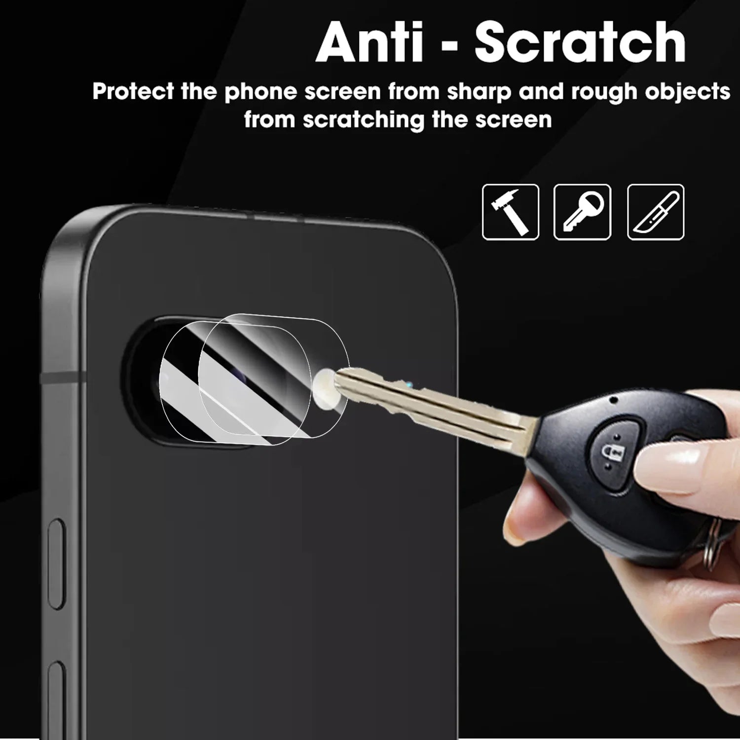 Pixel9A Back Camera Lens Tempred Glass Film For Google Pixel 9A 5G 2025 Camera Full Cover Anti Scratch Protective Film