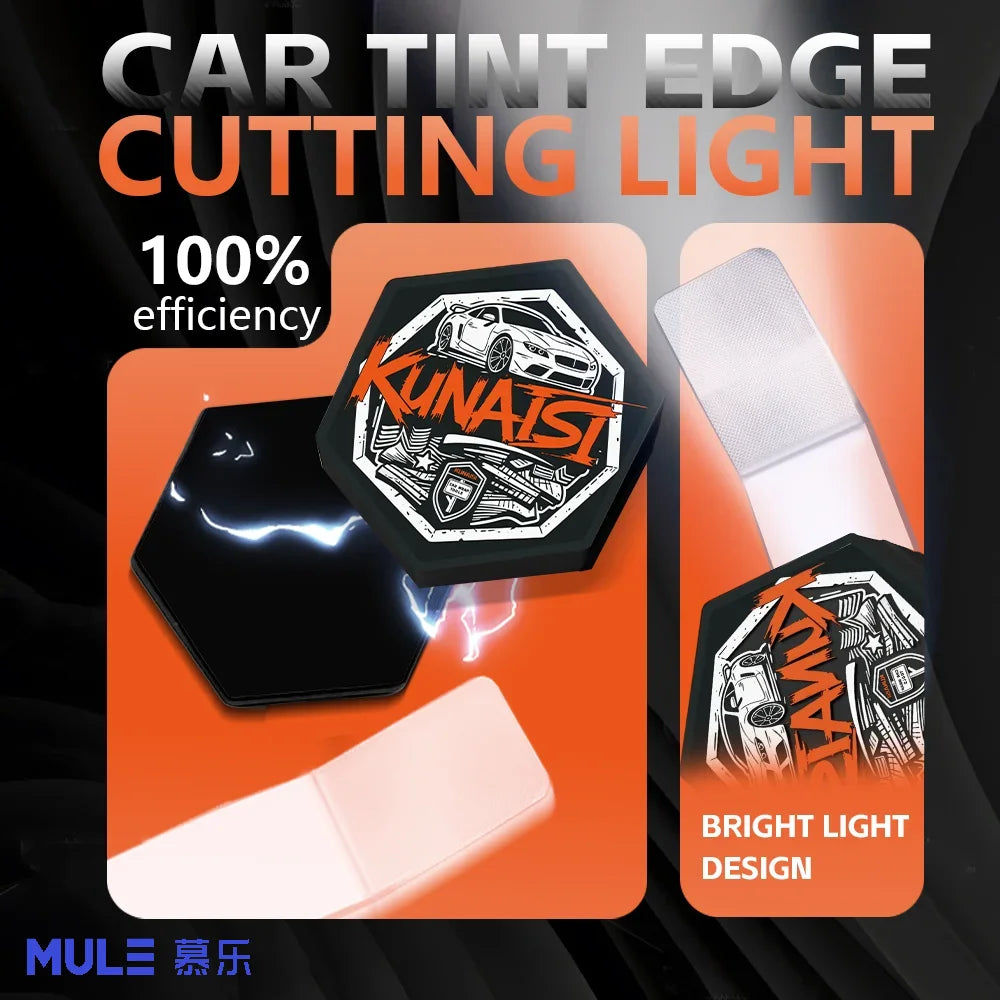 LED Window Film Cutting Tool with Battery Car Tint Precision Edge Light for Vinyl Wrap Playful Trendy Design