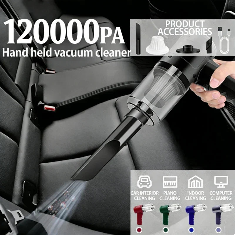 Car vacuum cleaner with high suction power for car use, 2026 new model for easy suction, handheld small mini car for home use
