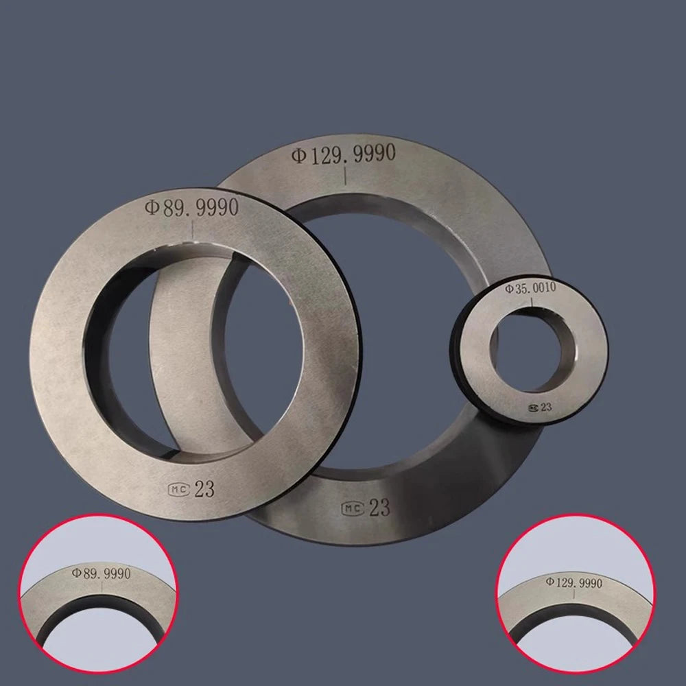 100mm-150mm Smooth Hole Gauge Inner Diameter Calibration Gauge Setting Ring Gauge Plain Ring Gage Calibration Measuring Tools