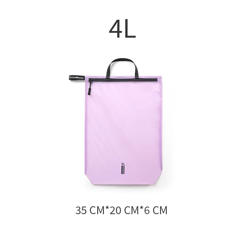 Waterproof Travel Handbag Storage Pouch Lightweight Clothes Organizer Zip Bag for Toiletries Socks Underwear Luggage
