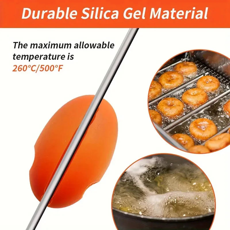 Silicone Holder Clip Fixed Probe Clip For Pot Candy Making Temp Probe Pot Clip Holder Kitchen Gadgets