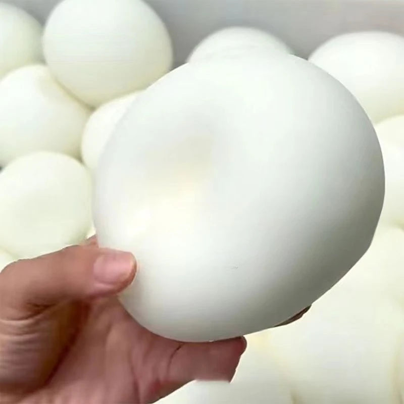 Big Squishy Bread Stress Ball Fidget Toy Soft Bun Squeeze Ball Slow Rising Sensory Relaxing Toy for Adults Stress Relief Gift