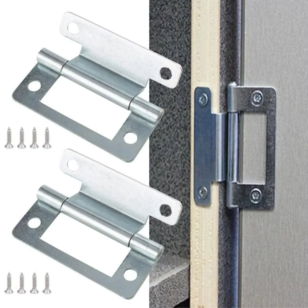 2pcs/set Folded Room Door Hinges Creative Cupboard Door Camper Van Motorhome Caravans Spring Door Hinges Furniture Accessories