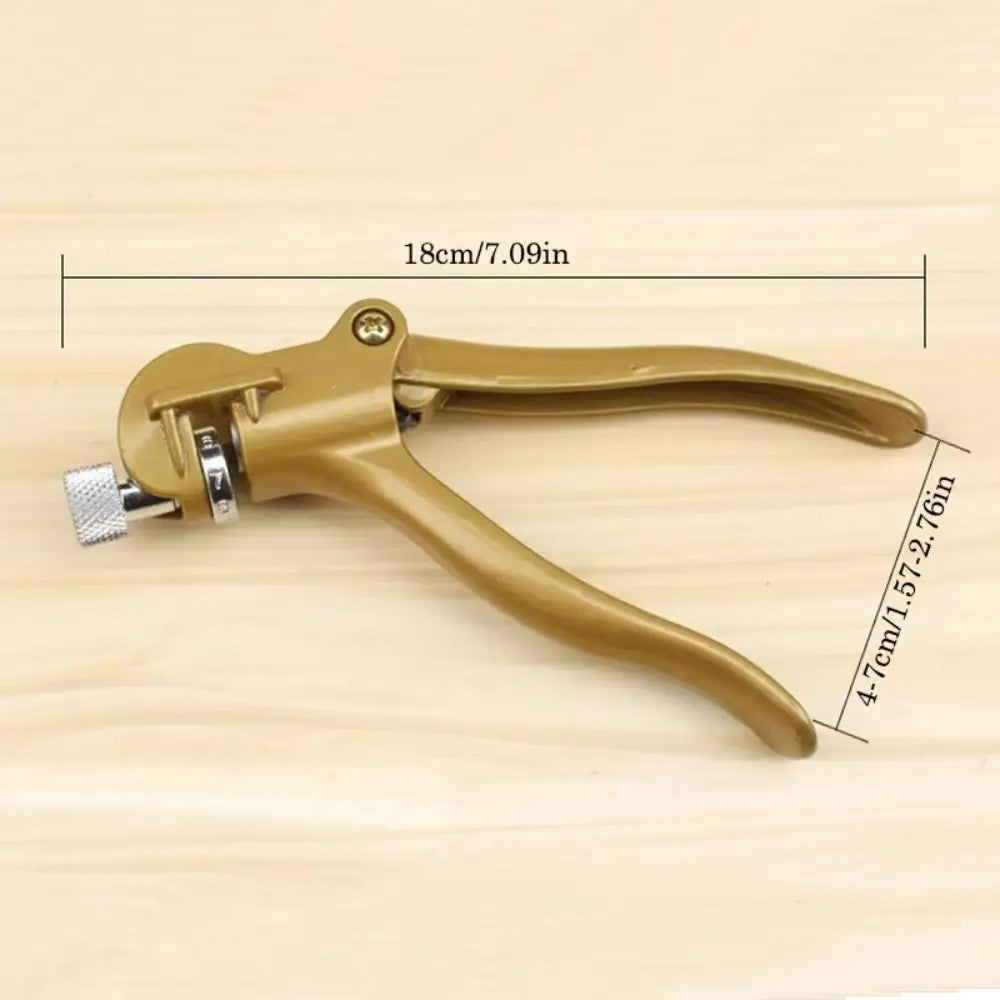Portable Saw Teeth Set Tool Anvil Design Pulling Pliers Sawtooth Dresser Zinc Alloy with Magnifying Glass