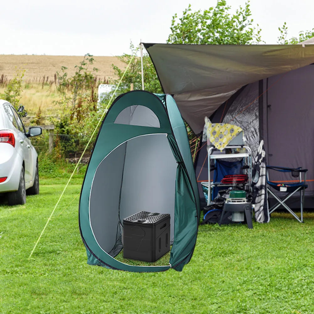 1-8 Roll Portable Toilet Car Toilet Bucket Trash Can Travel Outdoor Camp Folding Toilet for Tour Emergency Self-driving for Adul